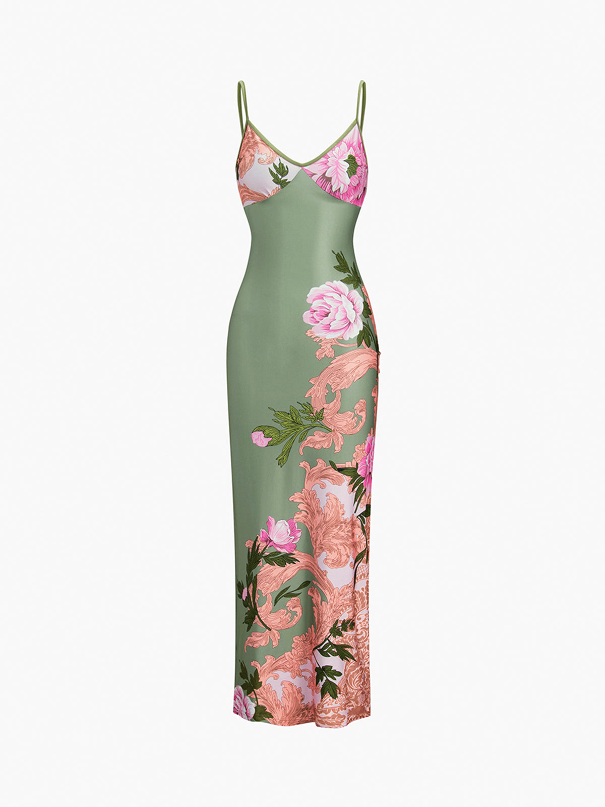 Sommarklänning med blommigt tryck