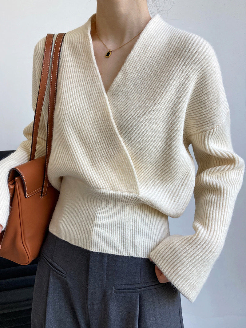 She's Effortless Wrap-tröja