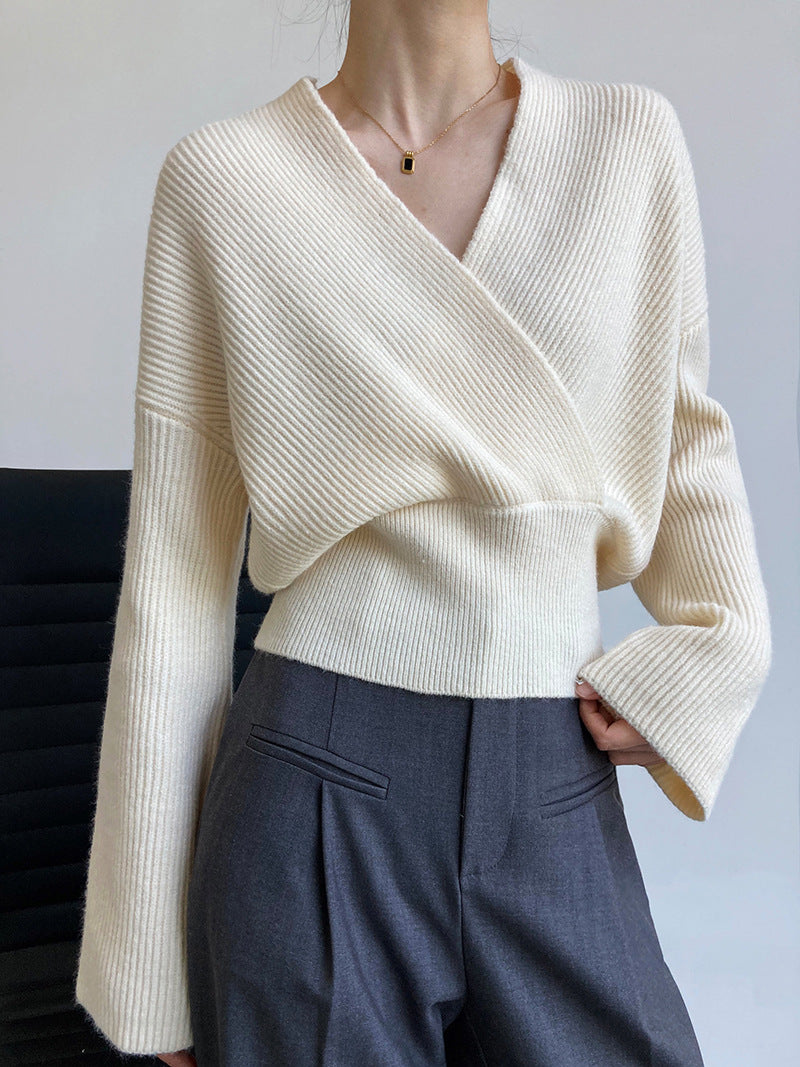 She's Effortless Wrap-tröja
