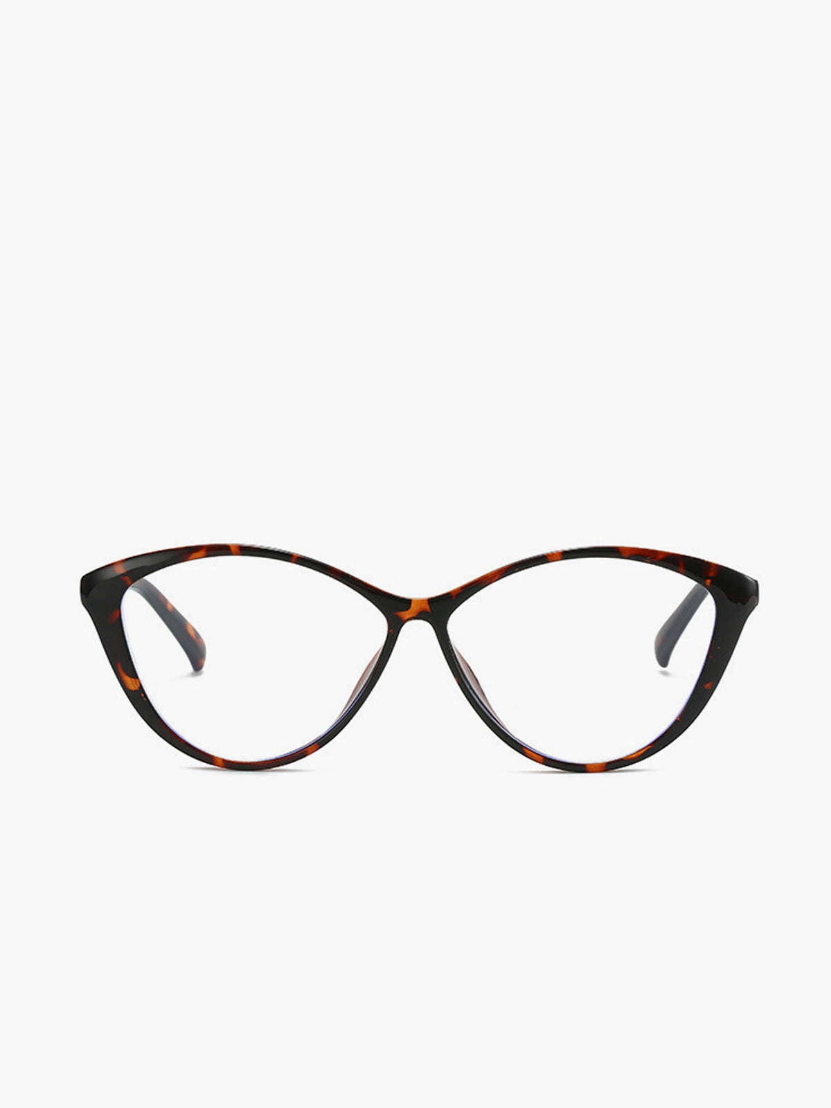 Retro-Cat-Eye-Brille mit Leopardenmuster