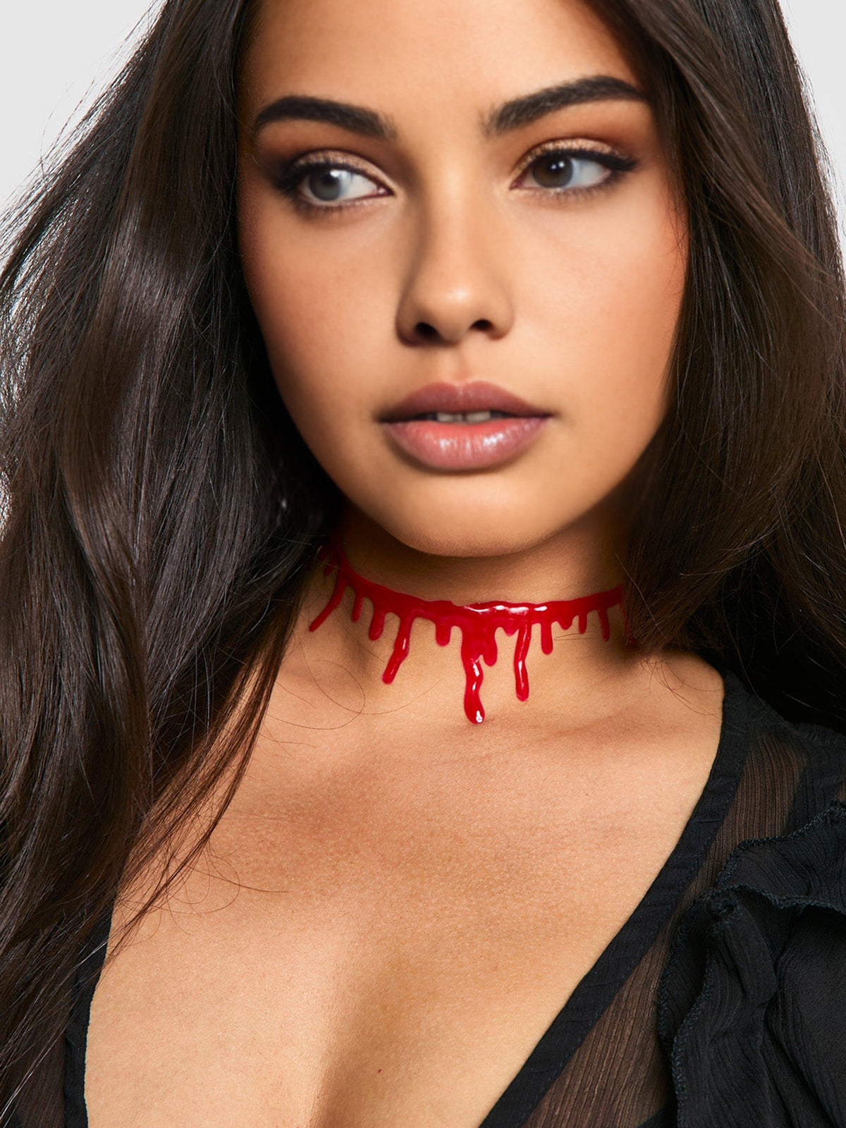 Halloween-halsband med bloddroppande halsband