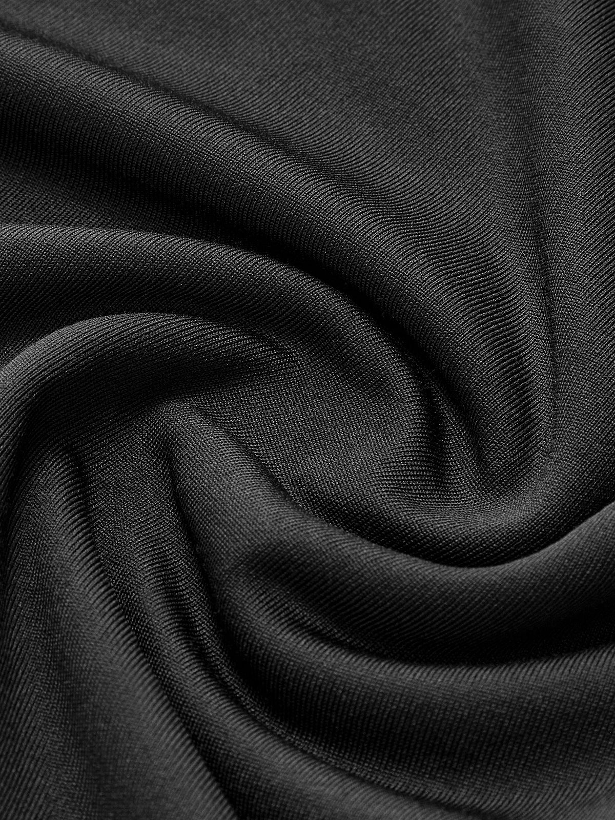 Zweifarbiges Schlauchkleid mit Knospentaille