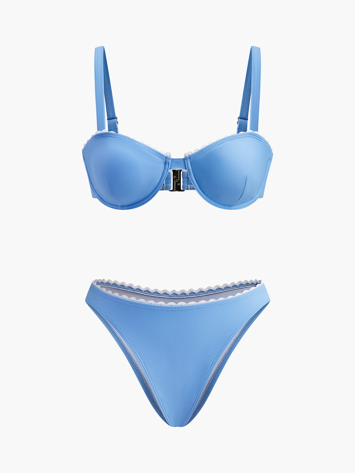 Bikiniset med vågig kant