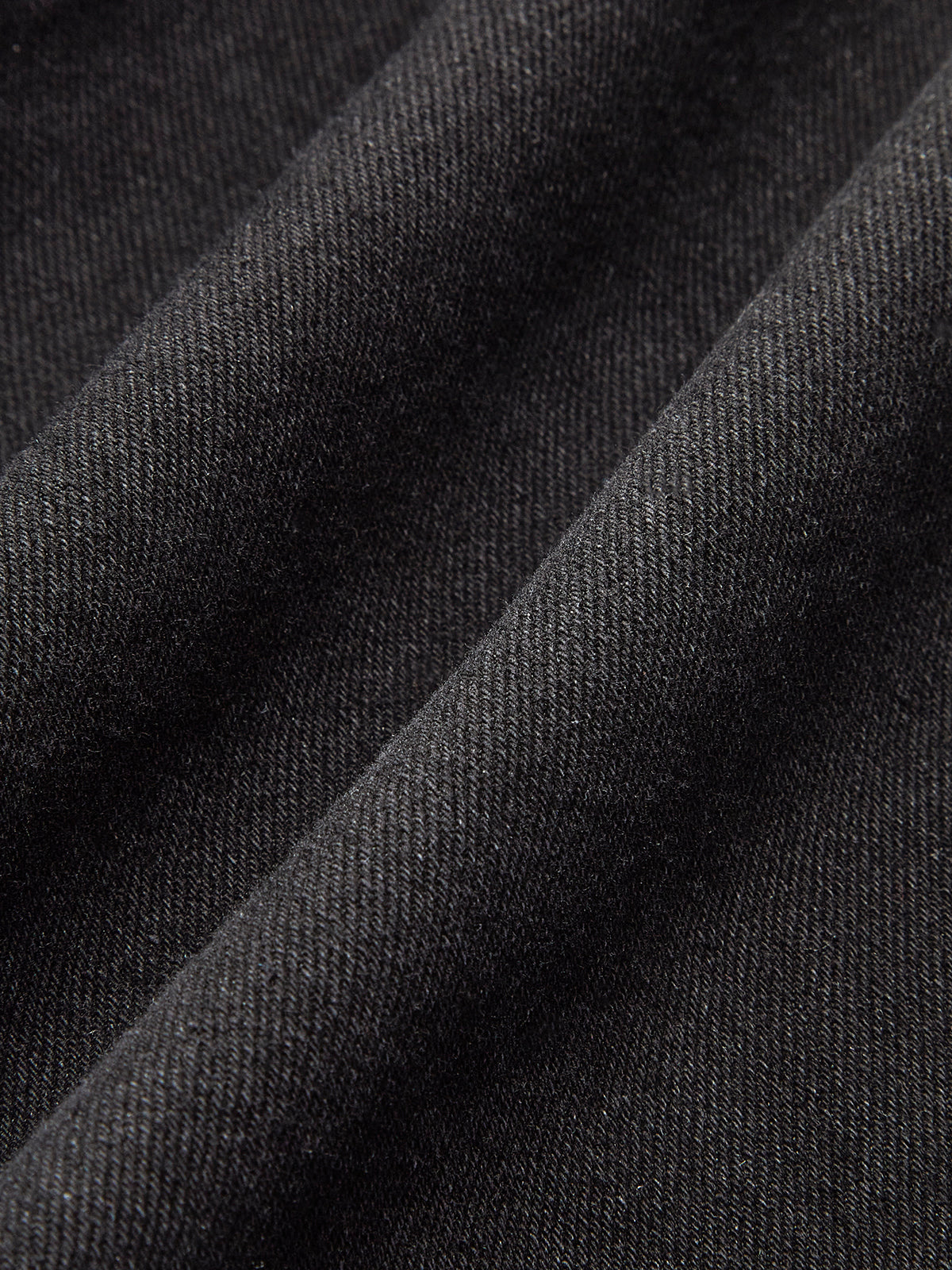 Jeanshose mit mittelhohem Bund und Farbblockdesign