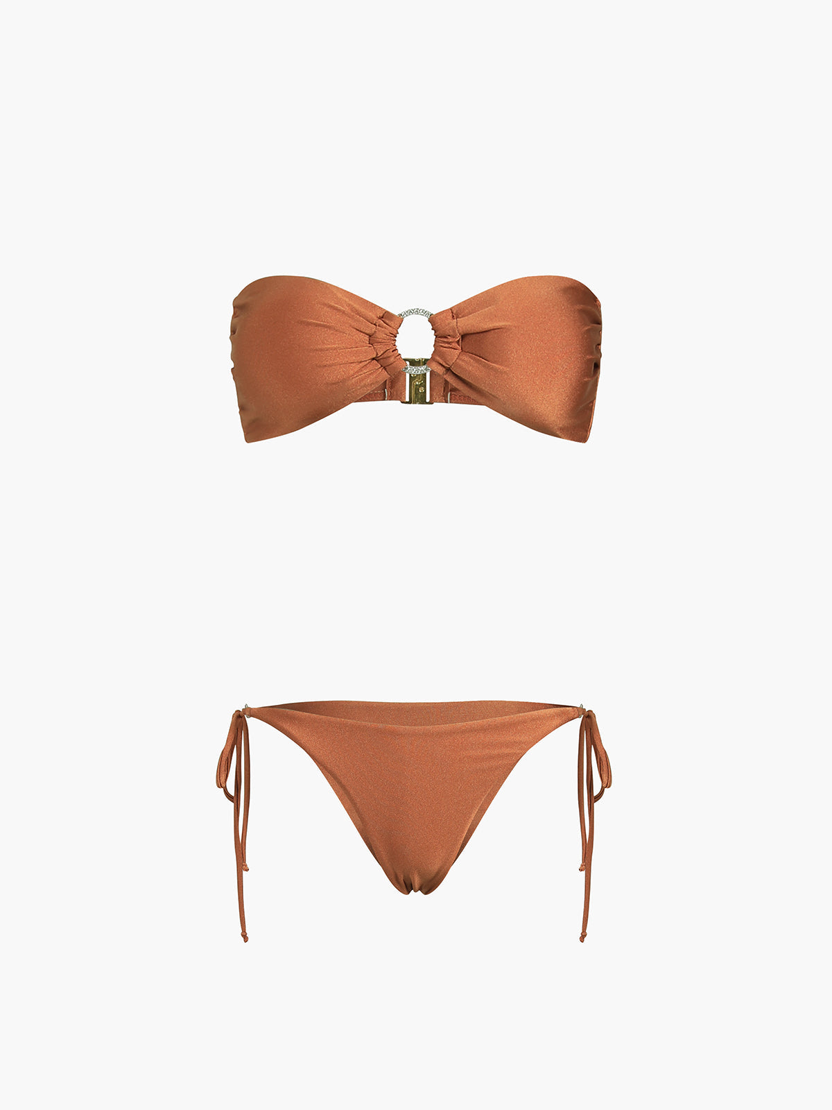Zweiteiliger Bikini-Badeanzug „Cocoa Beans“ 