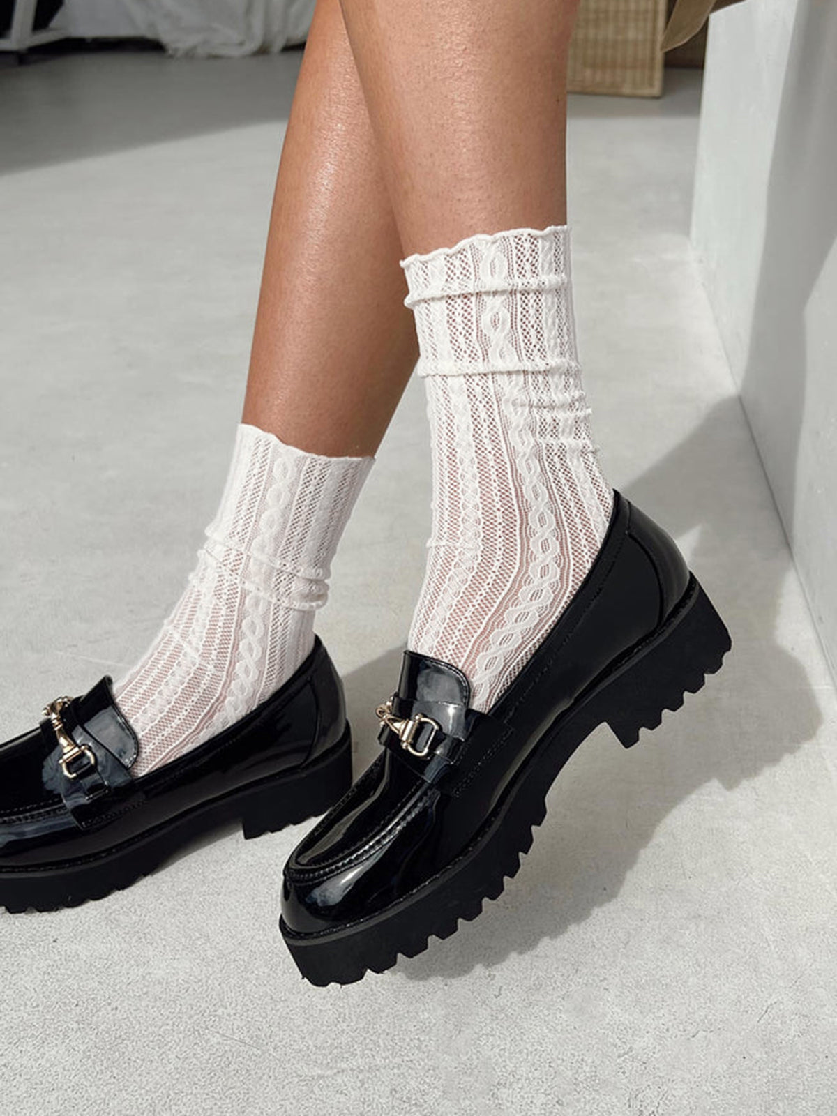 Spitzensocken 