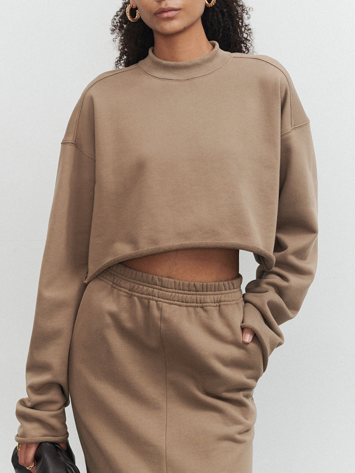 Kurzes Live It Up-Sweatshirt 