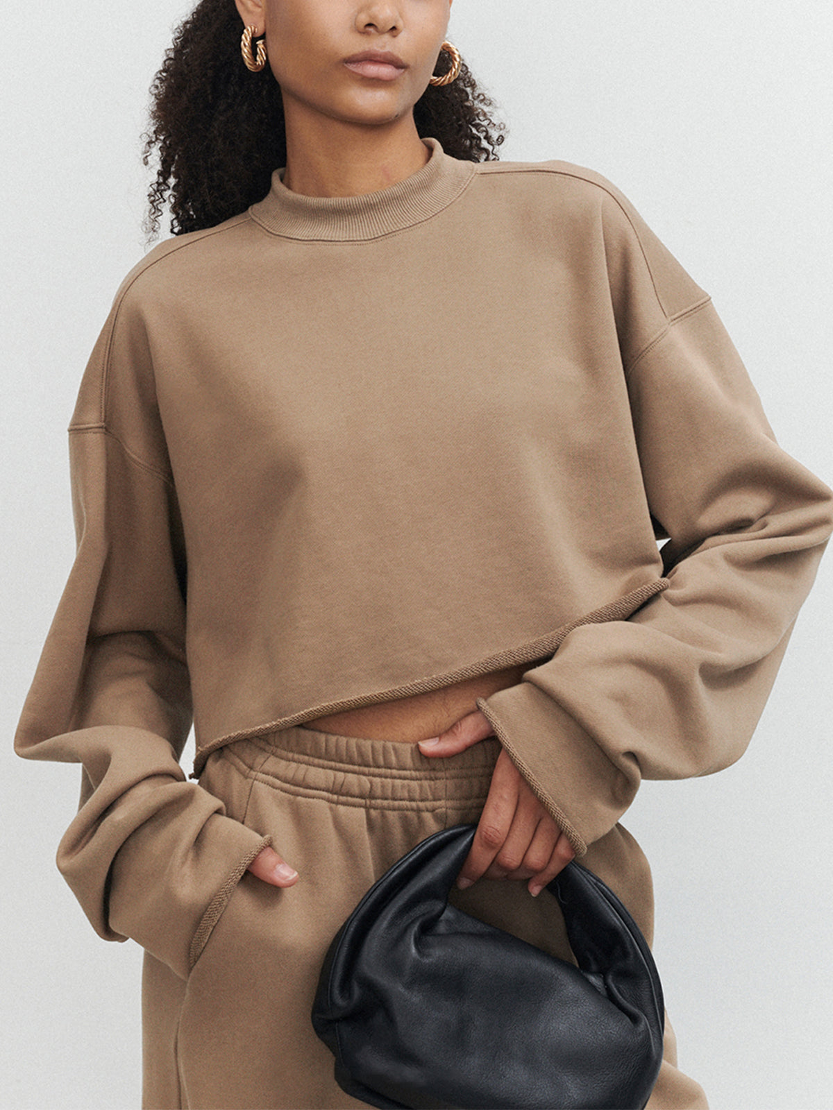 Kurzes Live It Up-Sweatshirt 