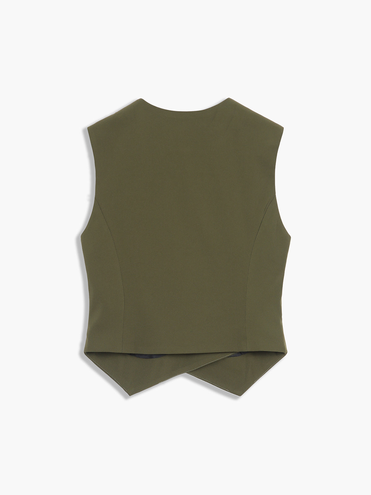 Made For You – Asymmetrische Weste mit Knöpfen 