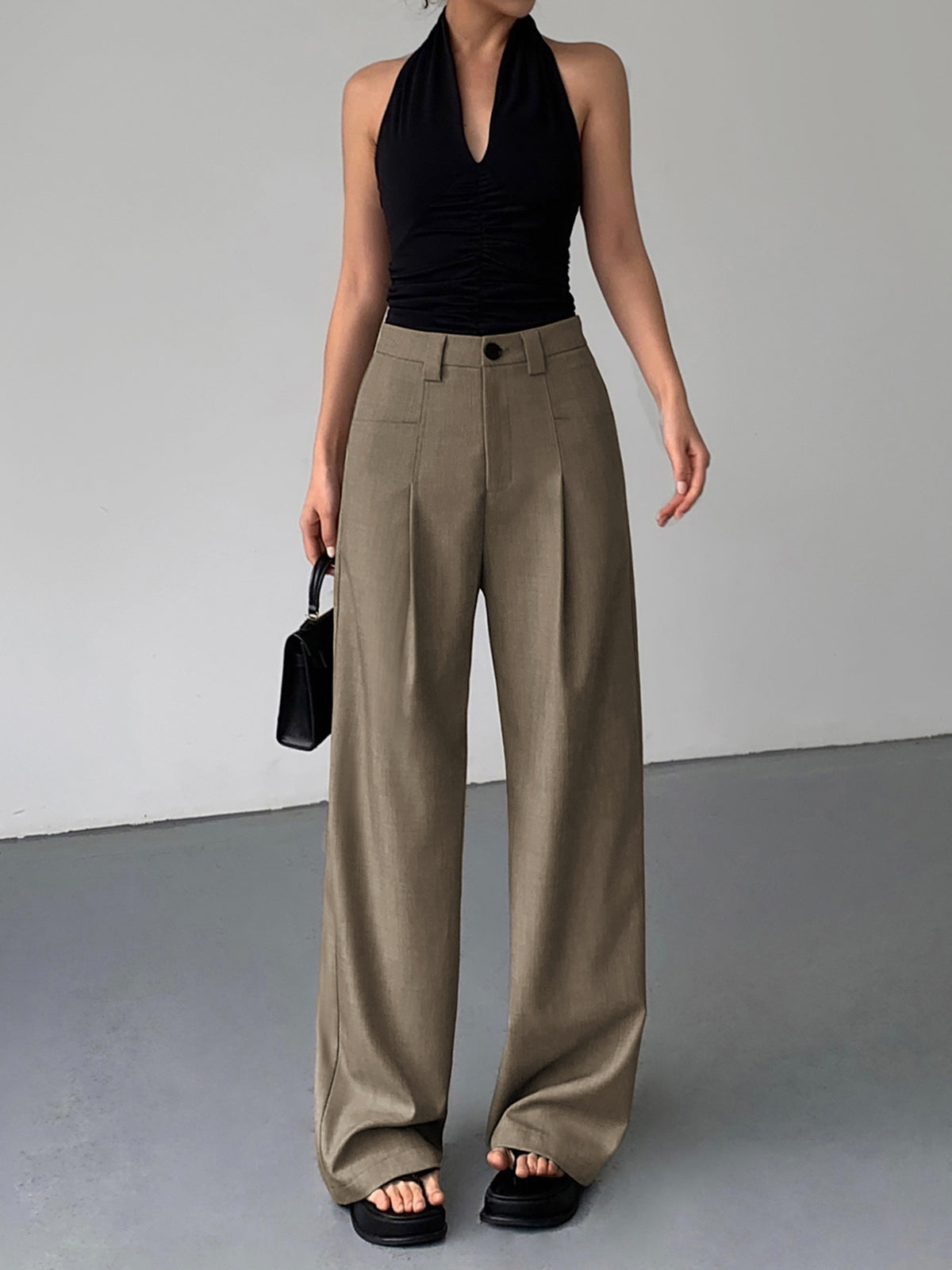 Divine Plisserade Vida Dressbyxor 