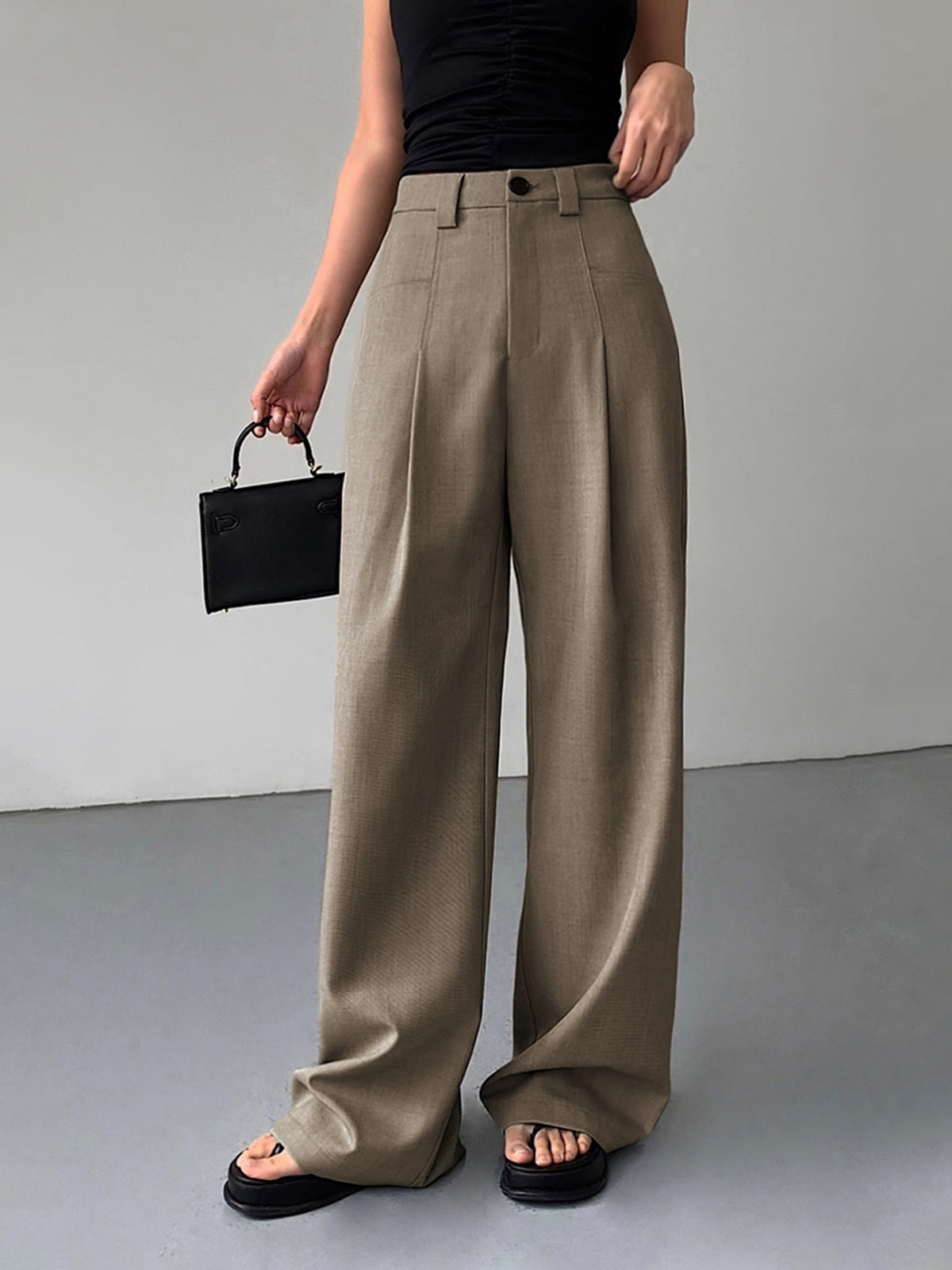 Divine Plisserade Vida Dressbyxor 