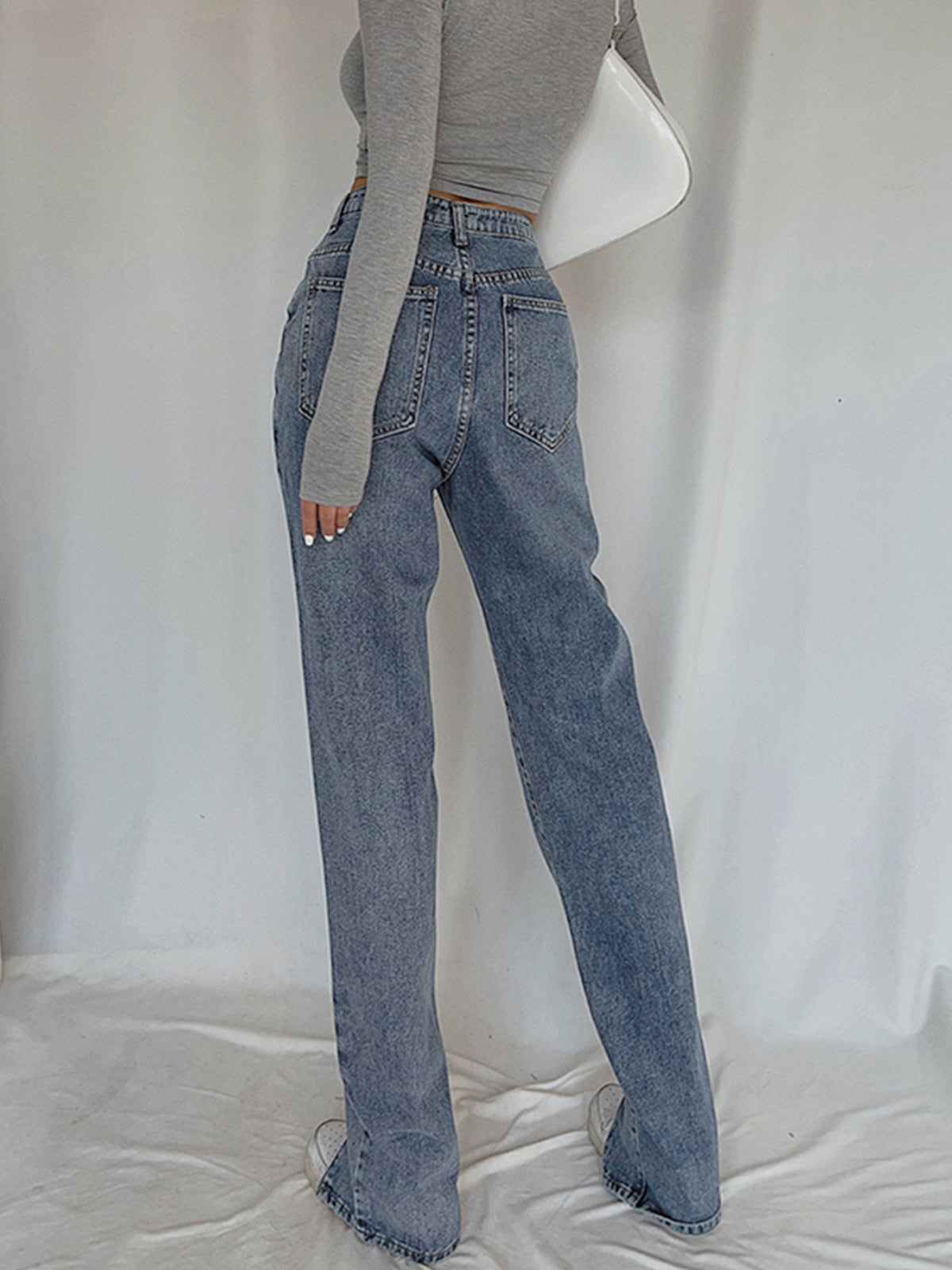 Klassische Jeans mit geradem Bein