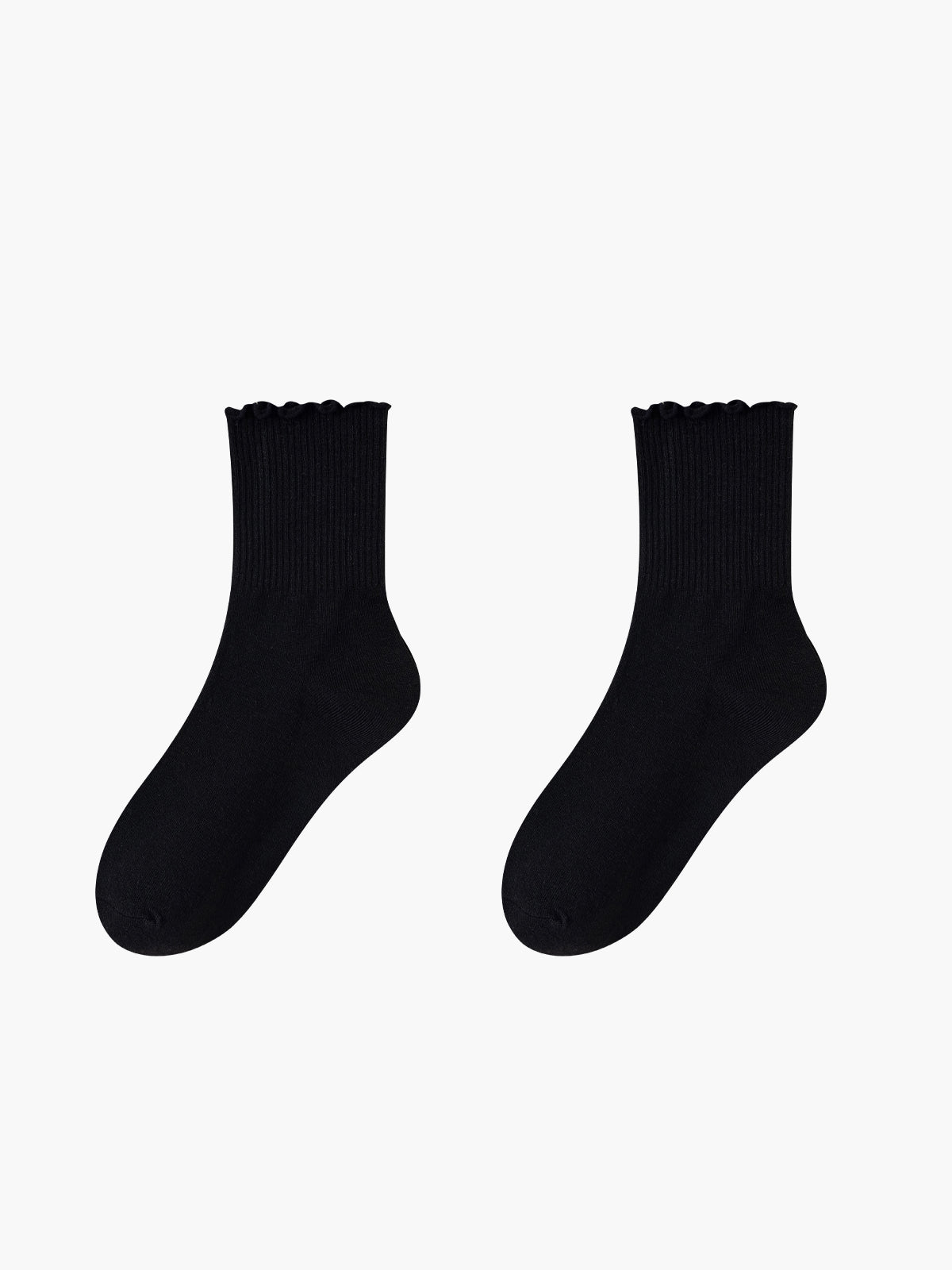Socken mit Rüschensaum 