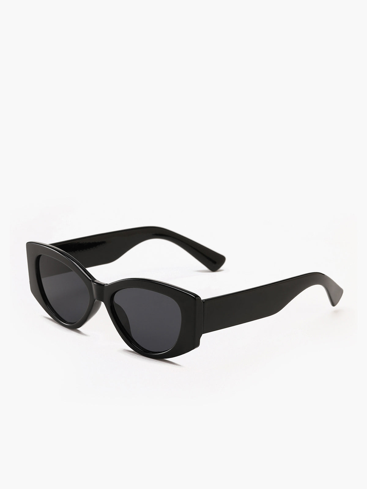 Cat-Eye-Sonnenbrille im Vintage-Stil mit großem Rahmen 