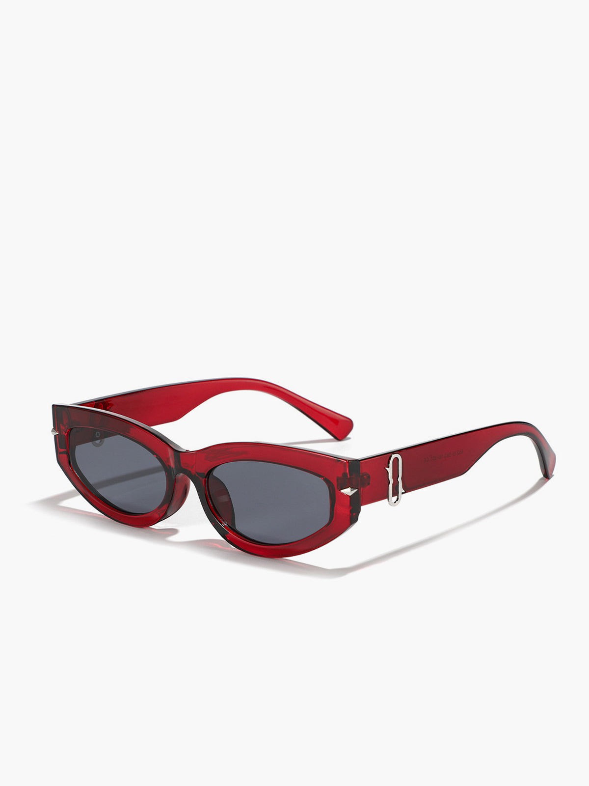 Retro-Cat-Eye-Sonnenbrille mit breitem Rahmen 