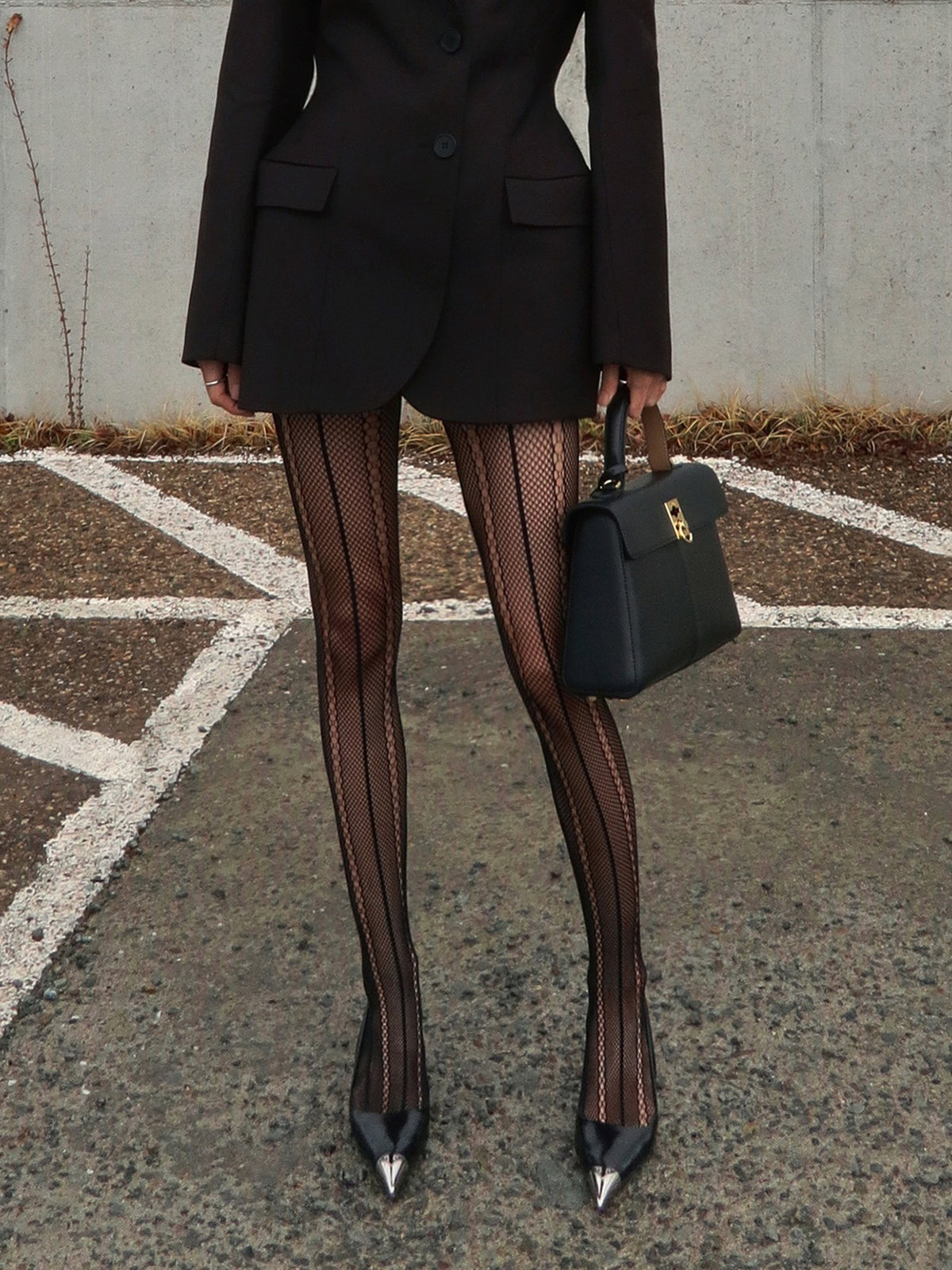 Hohle, transparente, weiche Strumpfhose 