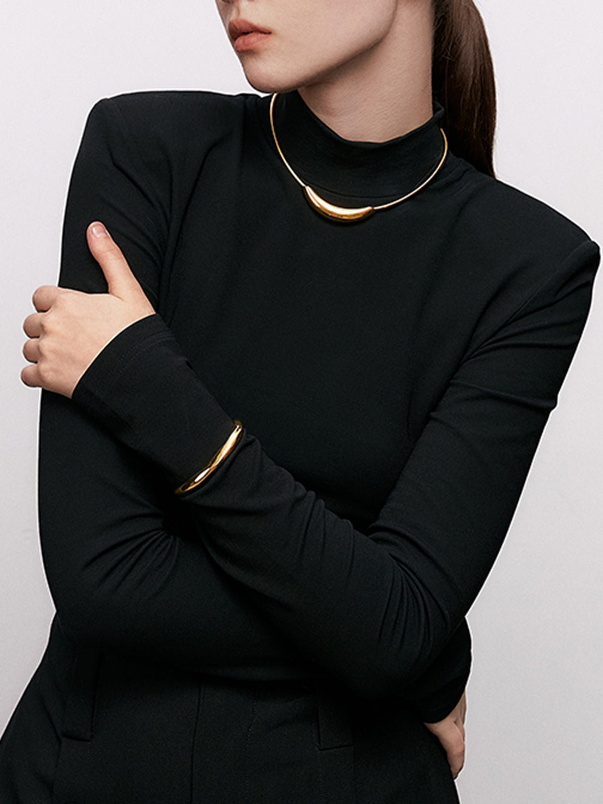 Elegant O-ring chokerhalsband