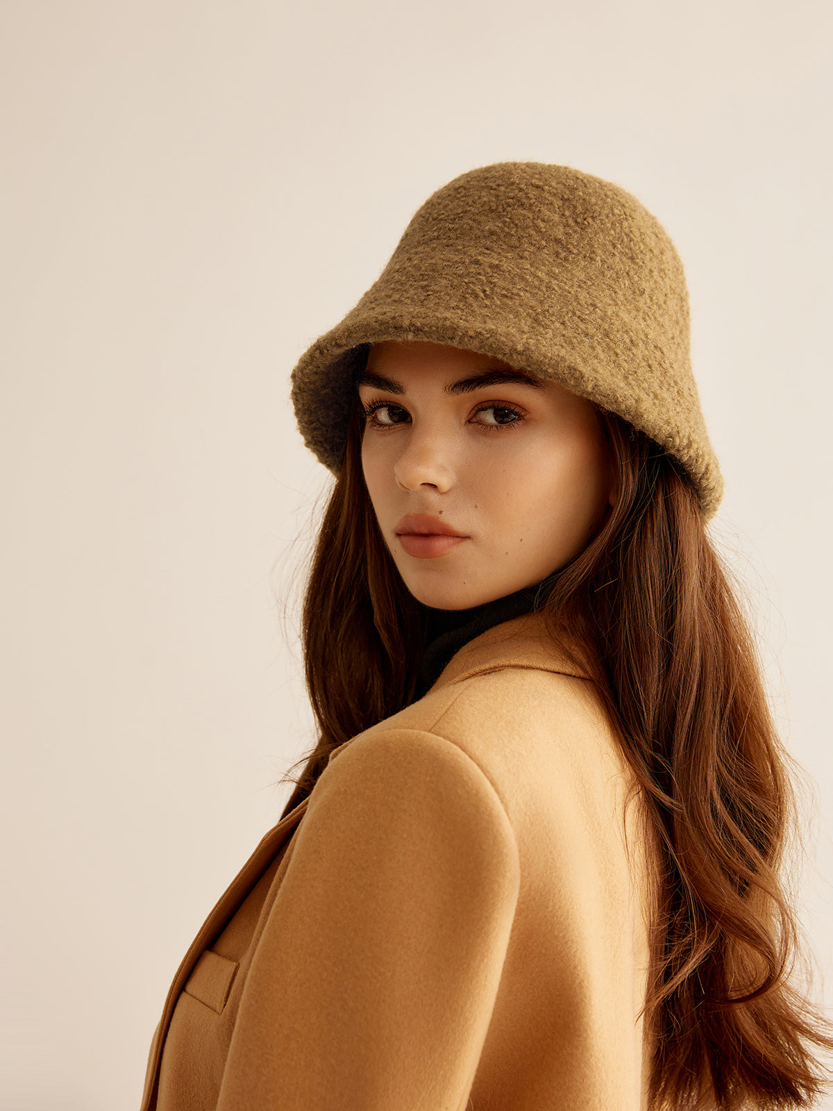 Bucket Hat i ullblandning 