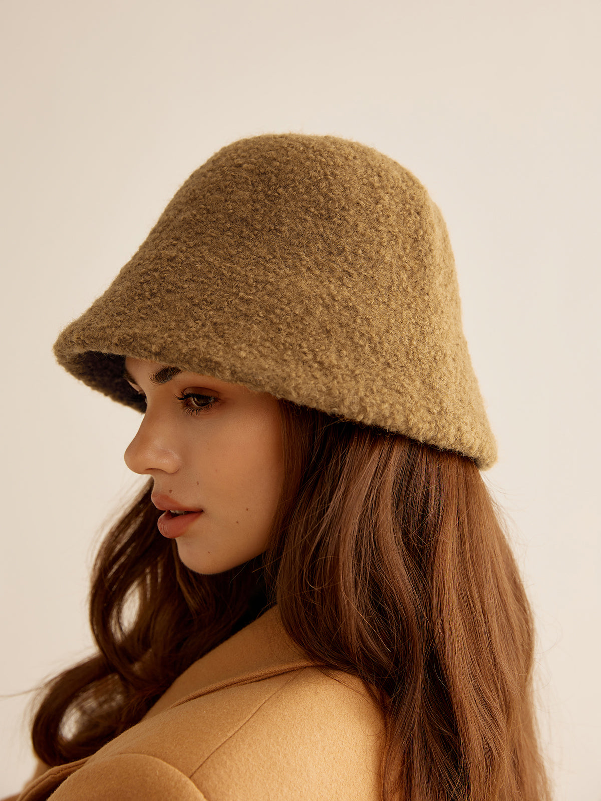 Bucket Hat i ullblandning 