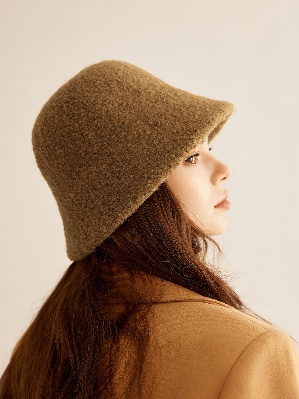 Bucket Hat i ullblandning 