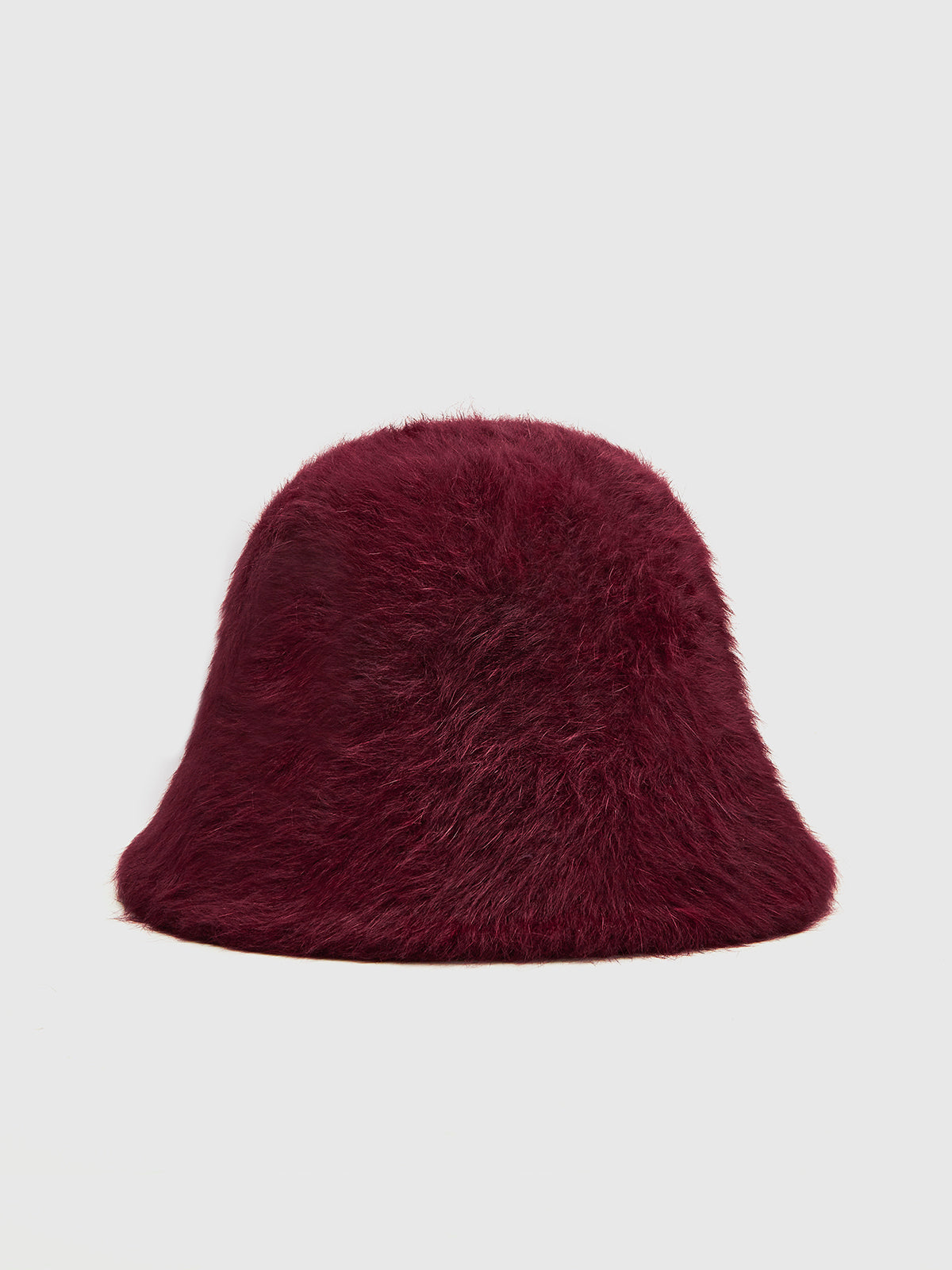 Enkel hatt med kaninpäls 