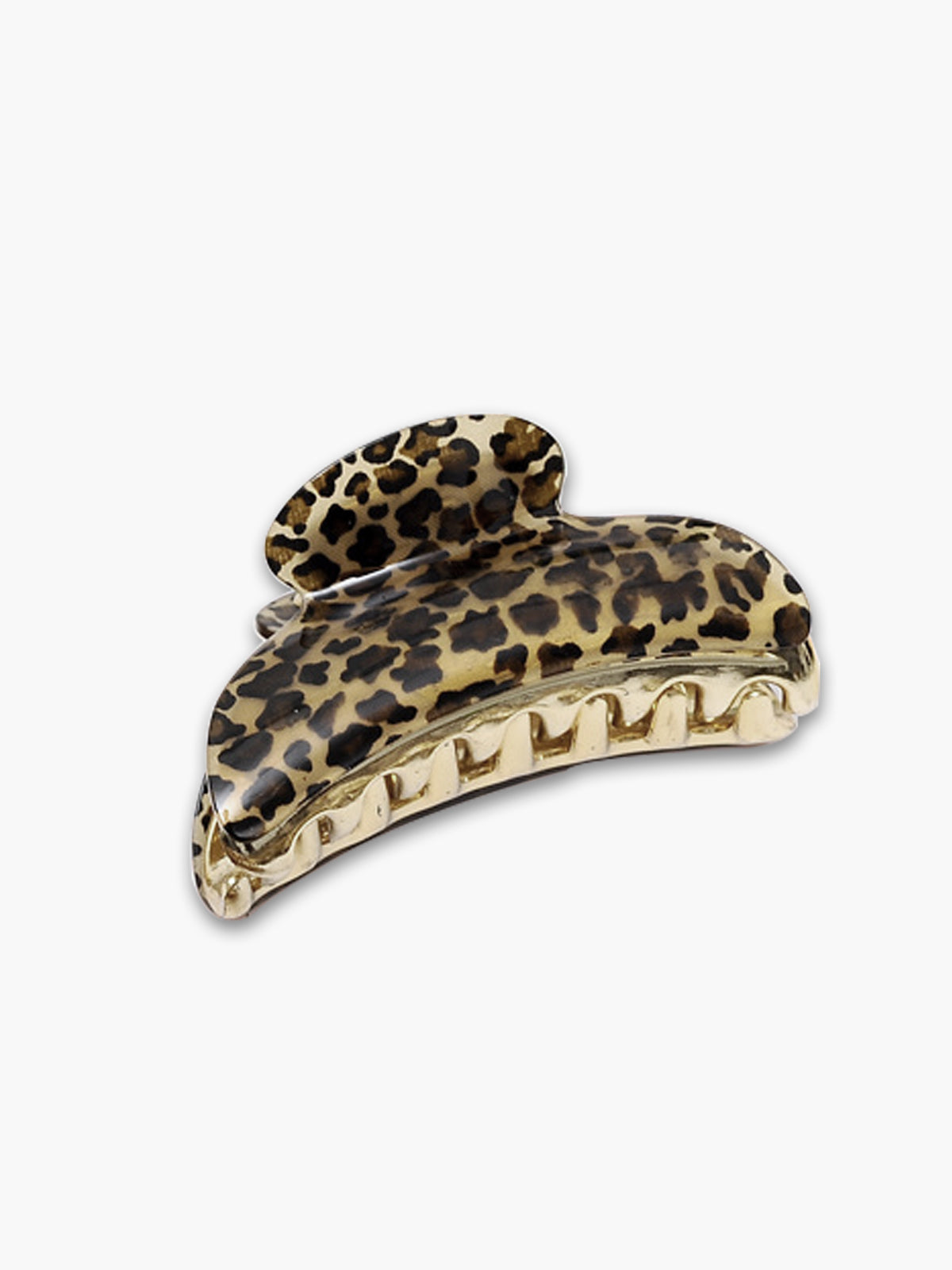 Leopardtryckt hårklo 