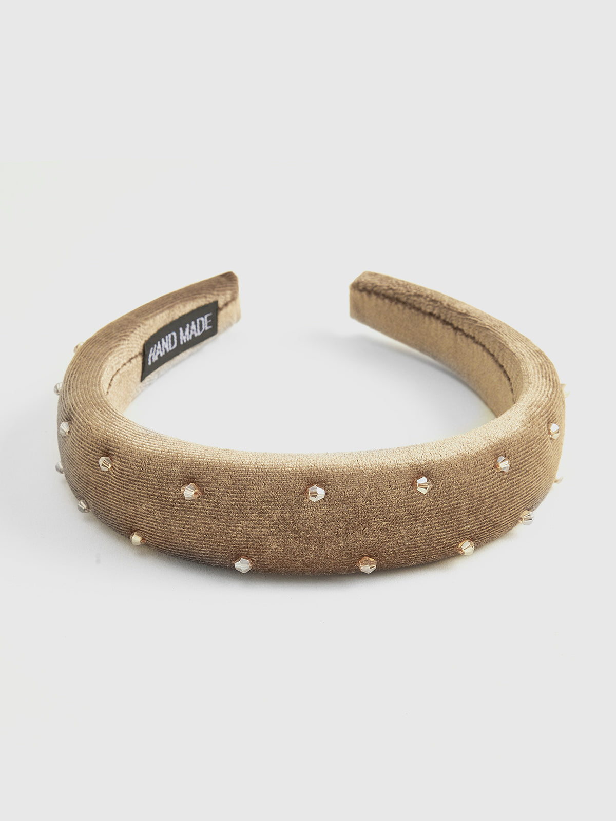 Retro sammetshårband med strass