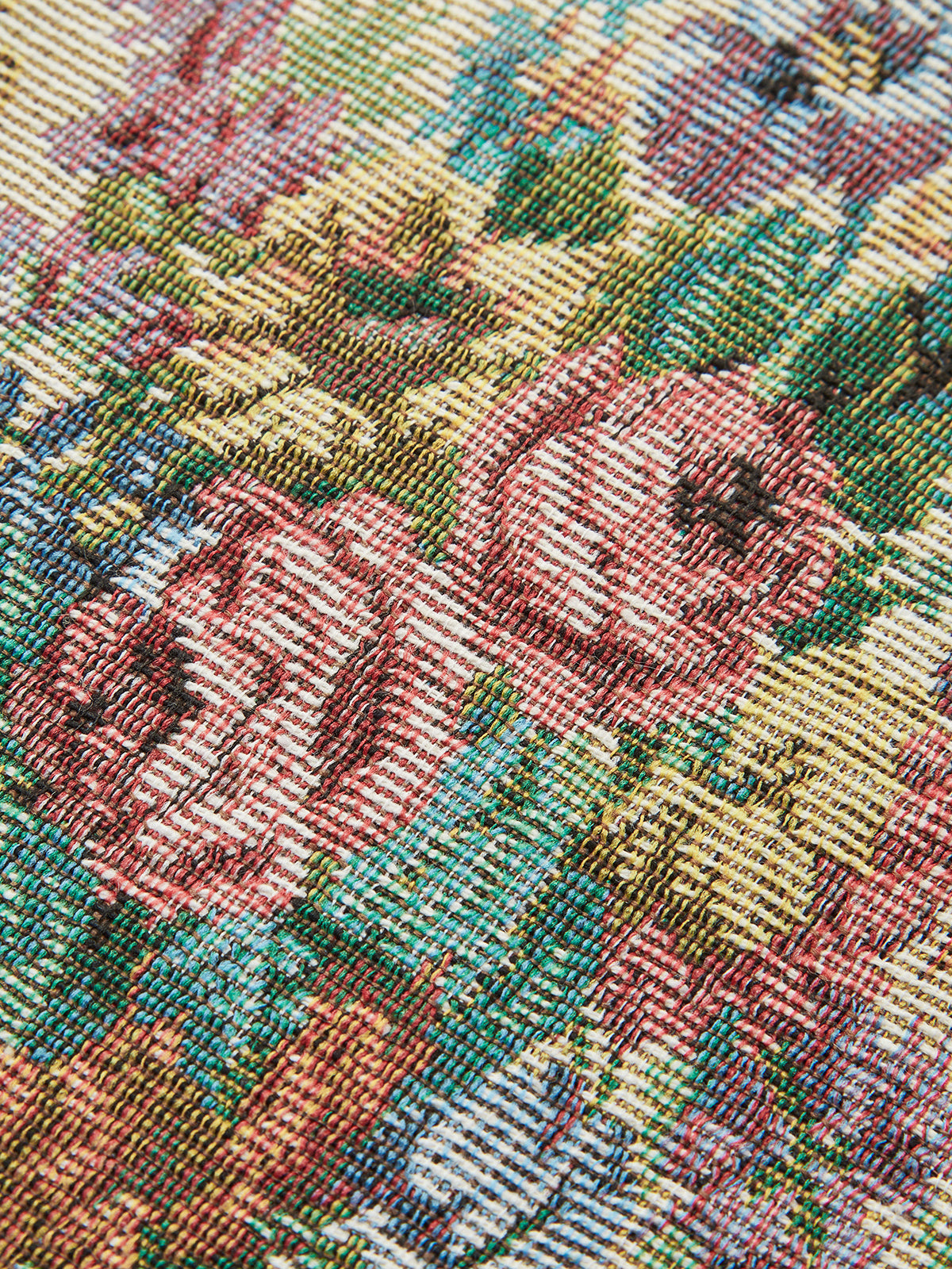 2-in-1-Polokleid aus Tweed mit Blumenmuster und Reißverschluss 