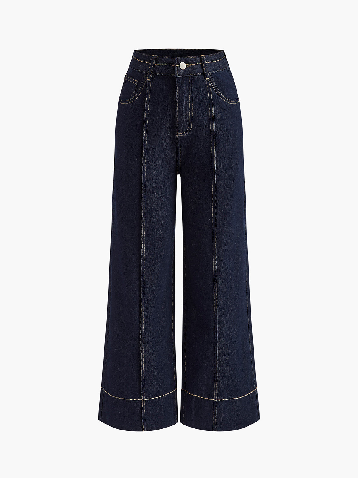 Jeans mit weitem Bein 