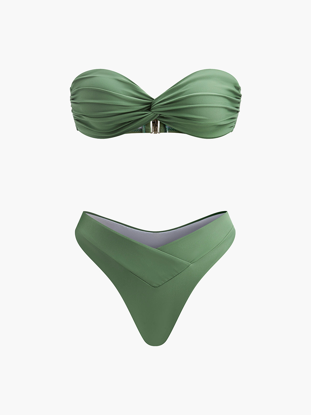 Twist Bandeau Bikini Set 